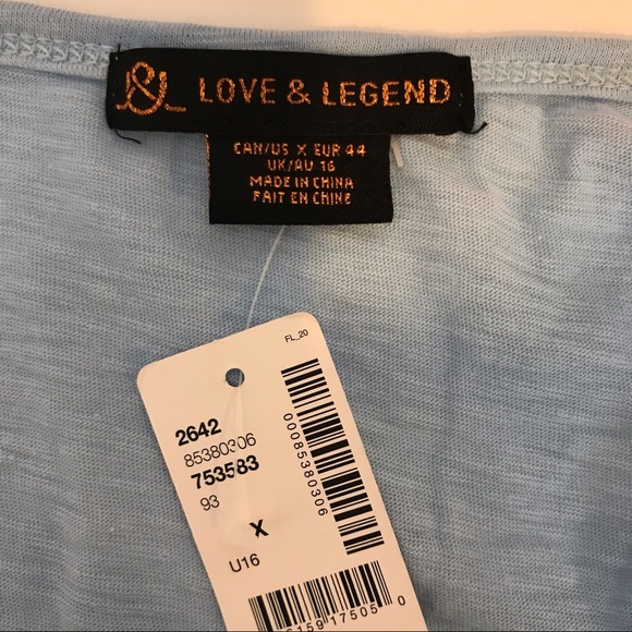 Love & Legend Metallic Sleeveless Top Plus sz X - Picture 2 of 4